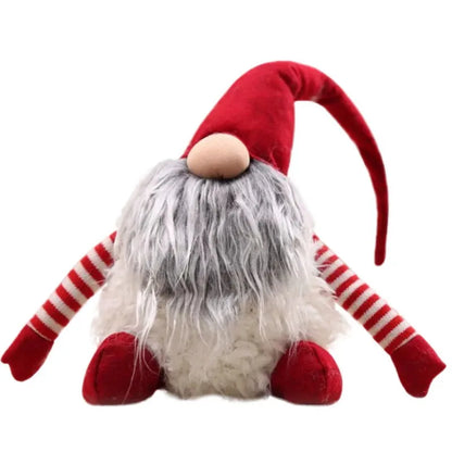 Handmade Swedish Christmas Santa Gnome Plush Doll Holiday Figurines Toy Xmas Home Ornaments Christmas Decoration