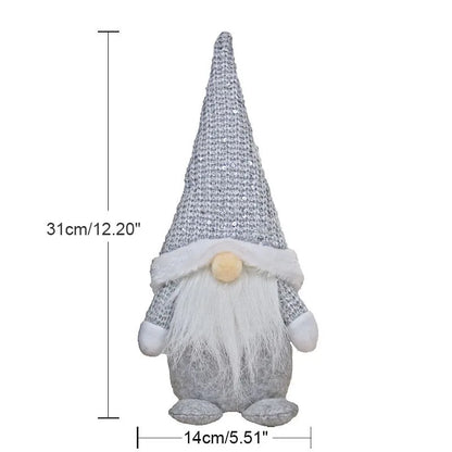 Handmade Swedish Christmas Santa Gnome Plush Doll Holiday Figurines Toy Xmas Home Ornaments Christmas Decoration