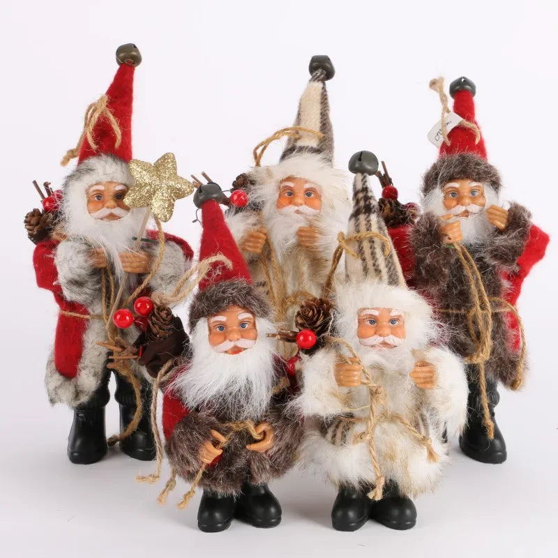 Handmade Swedish Christmas Santa Gnome Plush Doll Holiday Figurines Toy Xmas Home Ornaments Christmas Decoration