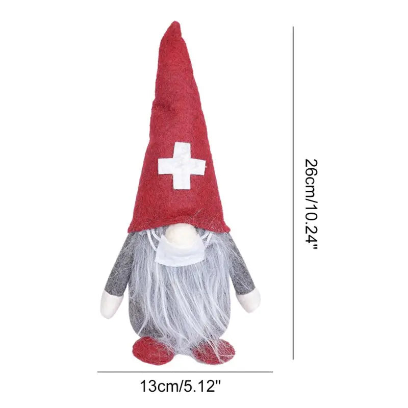 Handmade Swedish Christmas Santa Gnome Plush Doll Holiday Figurines Toy Xmas Home Ornaments Christmas Decoration