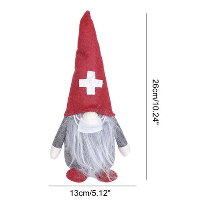 Handmade Swedish Christmas Santa Gnome Plush Doll Holiday Figurines Toy Xmas Home Ornaments Christmas Decoration