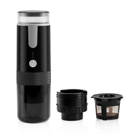 NEW Compact, Durable and Portable Mini Coffee Maker for Ground Coffee and Capsules, Convenient Coffee Machine for Home or Travel